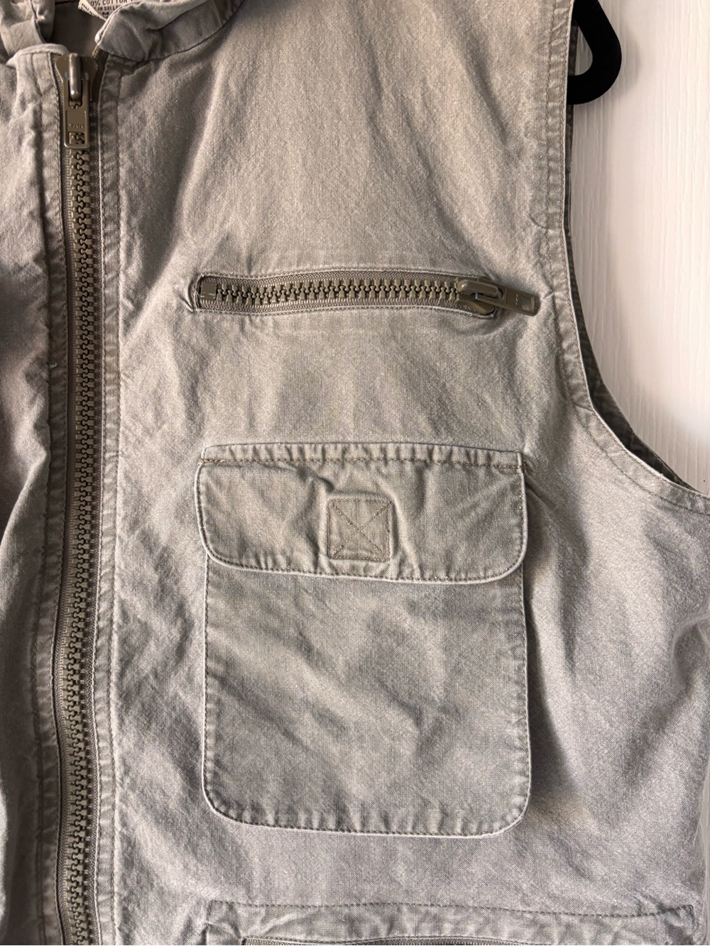 Vintage Banana Republic Safari Vest khaki mens size medium - Picture 4 of 7